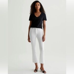 AG Jodi Crop High Rise Slim Flare Jeans 25 R